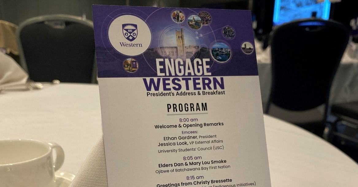 ‘Make the world better’: Presidential address stresses community ...